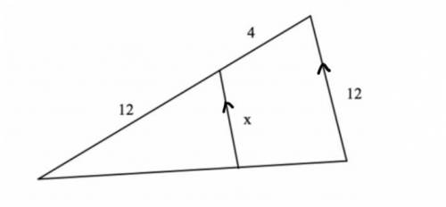 Solve for x please. Thank you!