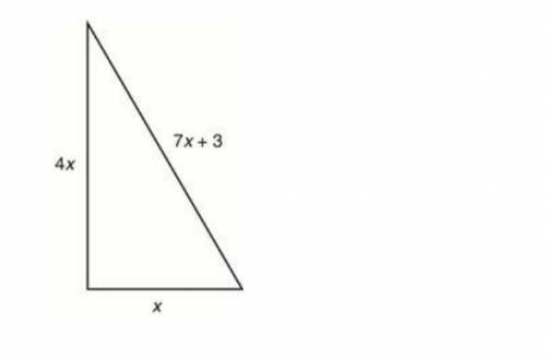 Write an simplified expression to show the perimeter of the triangle