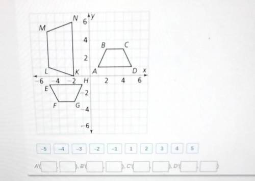 What arethe coordinates of each point after quadrilateral ABCD is rotated 270 about the origin?

A