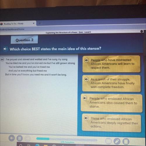 I need help with this iready question