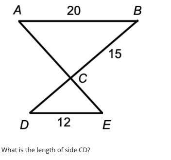 What is the length of side CD?