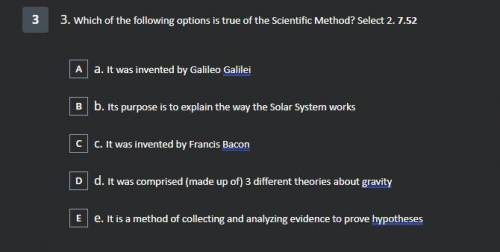 Which of the following options is true of the Scientific Method?