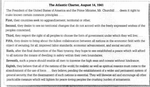 How could Roosevelt agree to the Atlantic charter before the United States was even at war? Was h a