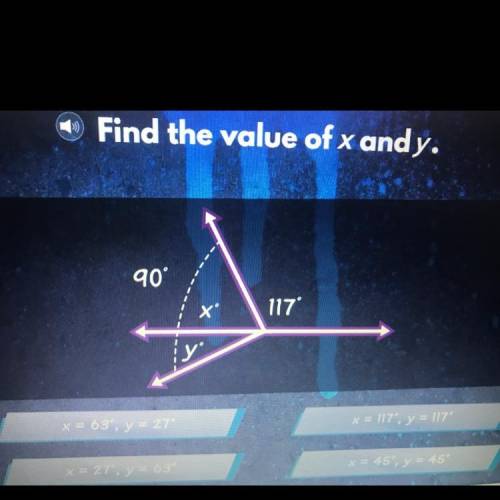 Find the value of x and y 
Who ever gives me the rights answer will get brainliest