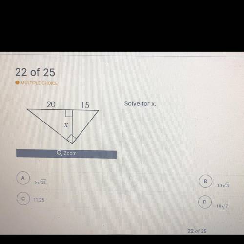 Solve for x. 
help please!!