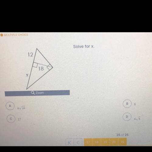 Solve for x ... please helppp!!