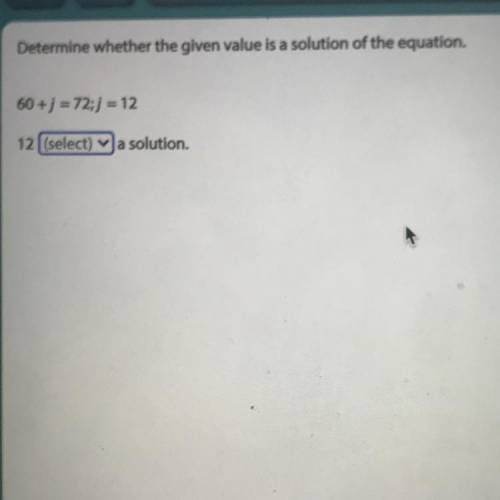 Please help me...is 12 the solution or not