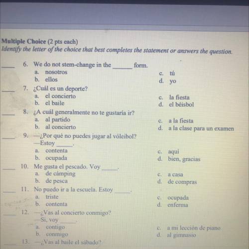 For those fluent in Spanish, please help me with these it’s your time to shine :)