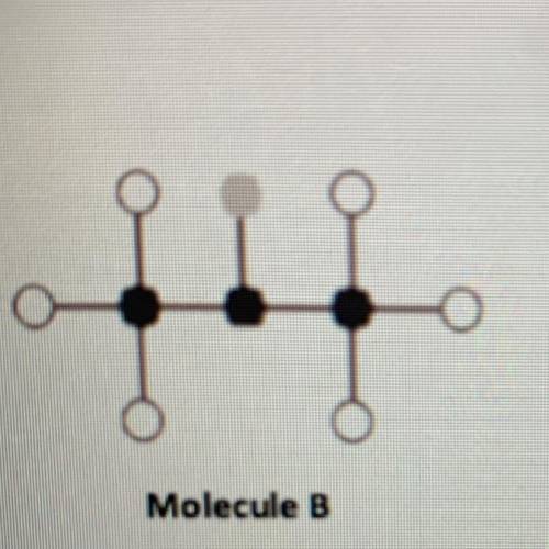 Two jars contain substances that smell similar. Molecule A is in one jar and Molecule B is in the o