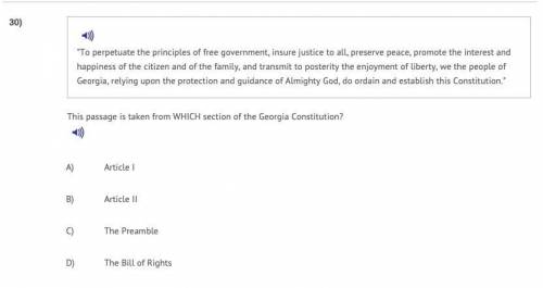 This passage is taken from which section of the georgia constitution