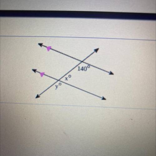 Find the values of x and y plz
