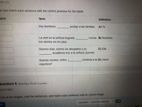 Hi I need help with some Spanish , someone plz help me , Spanish is not my best subject