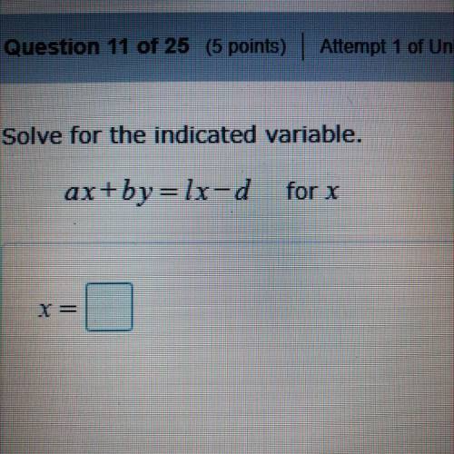 Please Help! Solve for X