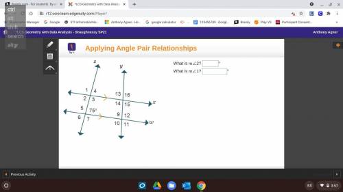 What is angle 2 equal?What is angle 1 equal?