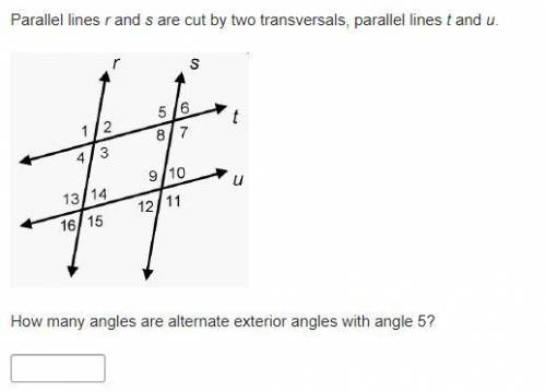 PLEASE HELP IM GIVING BRAINLIEST

parallel lines r and s are cut by two transversals, parallel