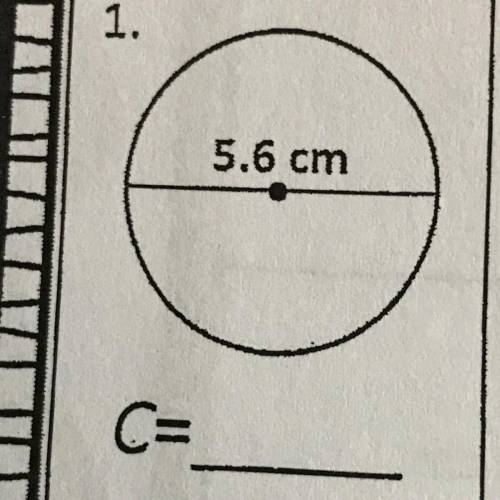 Circumference 
What is the circumstances 
Please help me and thnx u if u help me on this