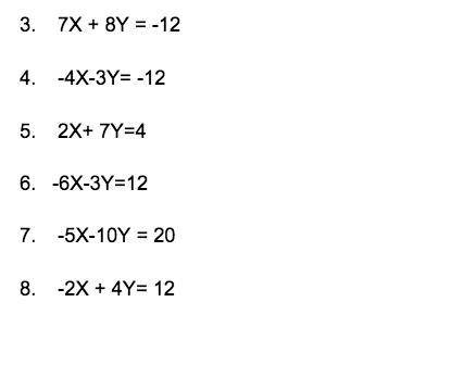 Can someone help me pleaseee :)
u have to make the questions become y = mx + b