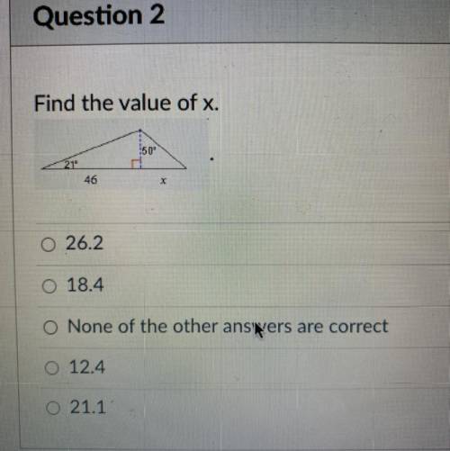 Find the value of x.
PLS help