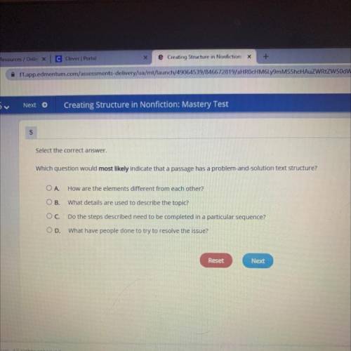 Which question would most likely indicate that a passage has a problem-and-solution text structure?