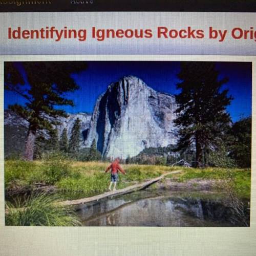 Identifying Igneous Rocks by Origin
What type of rock is pictured here?