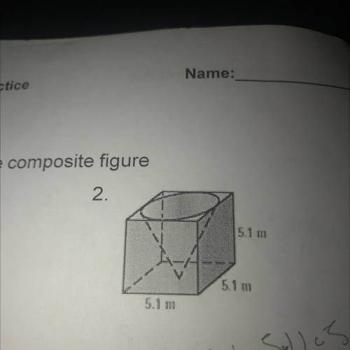 Help me find the volume of the composite figure