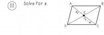Solve for x or find x