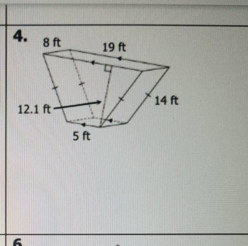 Does anyone know how to do this. Surface area of prisms and cylinders