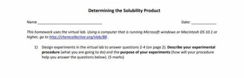 PLEASE ANSWER THIS FAST

2) Use the virtual lab to determine the sol