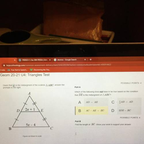 Triangles multiple choice!! And explanation! ￼￼￼