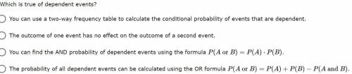 Which is true of dependent events?