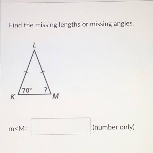 Find the missing lengths or missing angles.