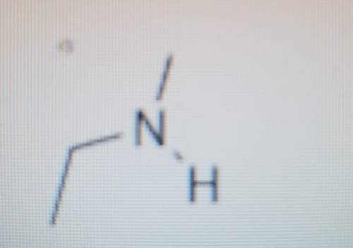The correct IUPAC name for the structure shown is

A) methylamine. B) ethylamine.C) ethylmethylami