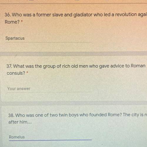 What was the group of rich old men who gave advice to Roman

consuls?
Please helpppp