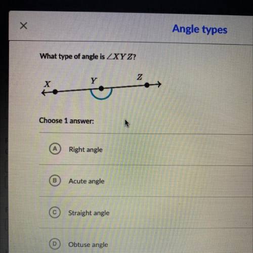 What type of angle is ZXYZ?
Please help