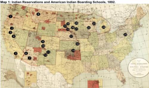 In what part of the United States are most of the native american boarding schools located? Why mig