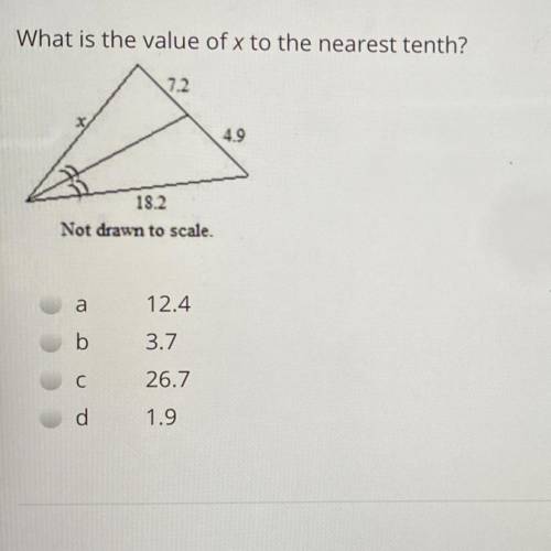 What is the value of the nearest tenth ?