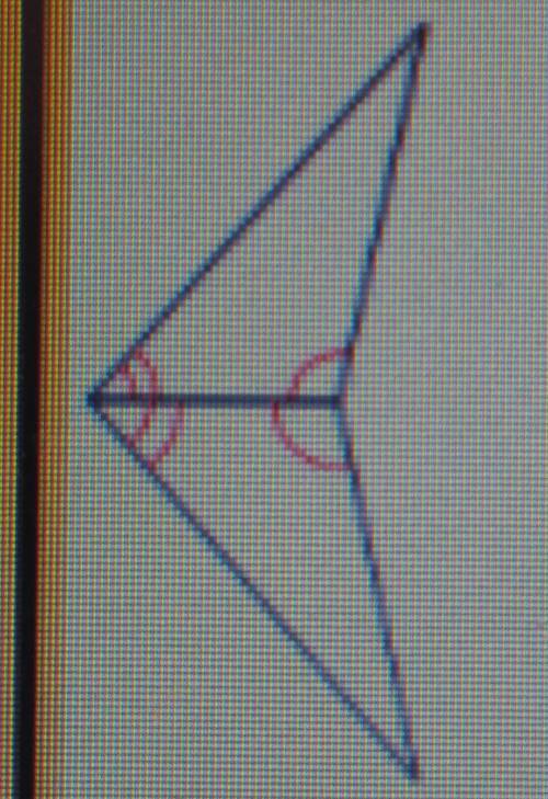 State if the following triangle are congruent or not. If he are congruent, state the theorem of why