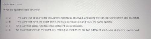 What are spectroscopic binaries?