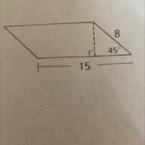 Have to find the area of the figure please help!