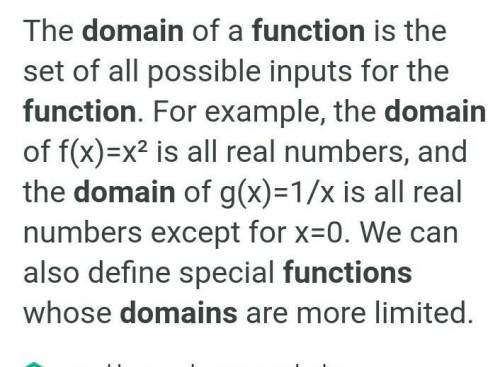 What is the domain function? HELP ANSWER FAST