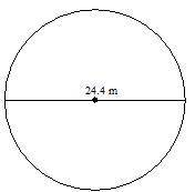 use 3.14 pie to estimate the area of a circle. The diameter is given. Round your answer to the near