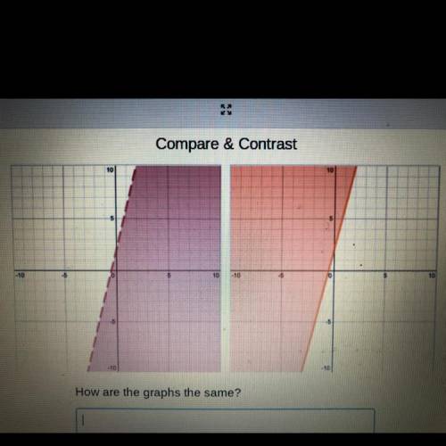 How are the graphs the same? How are they different?