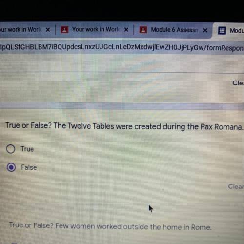 True or false the 12 tables were created during the Pax Roman￼a.

i’m just making sure my answer i