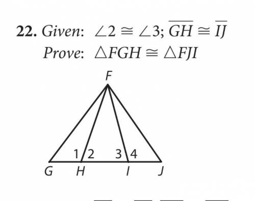 How do you prove this 2 column proof?
