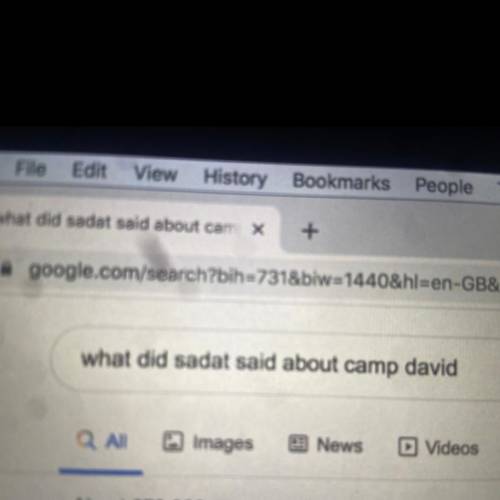 What is your opinion about sadat said in camp david
