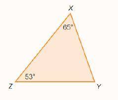 What is the measure of Angle Y?