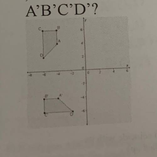 20) What sequence of transformations will map ABCD to
A'B'C'D'?