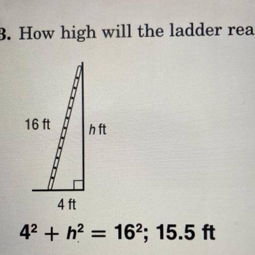 How high will the ladder reach