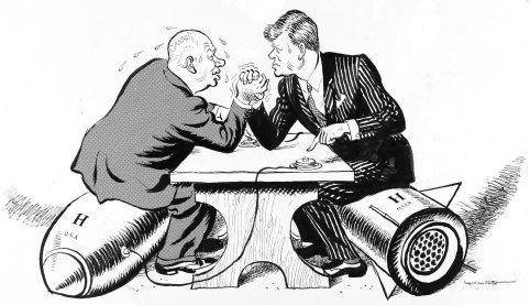 Can someone help me find 2 political cartoons about the Cuban Missile Crisis? PLEASE!