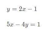 Which ordered pair solves the system of equations?